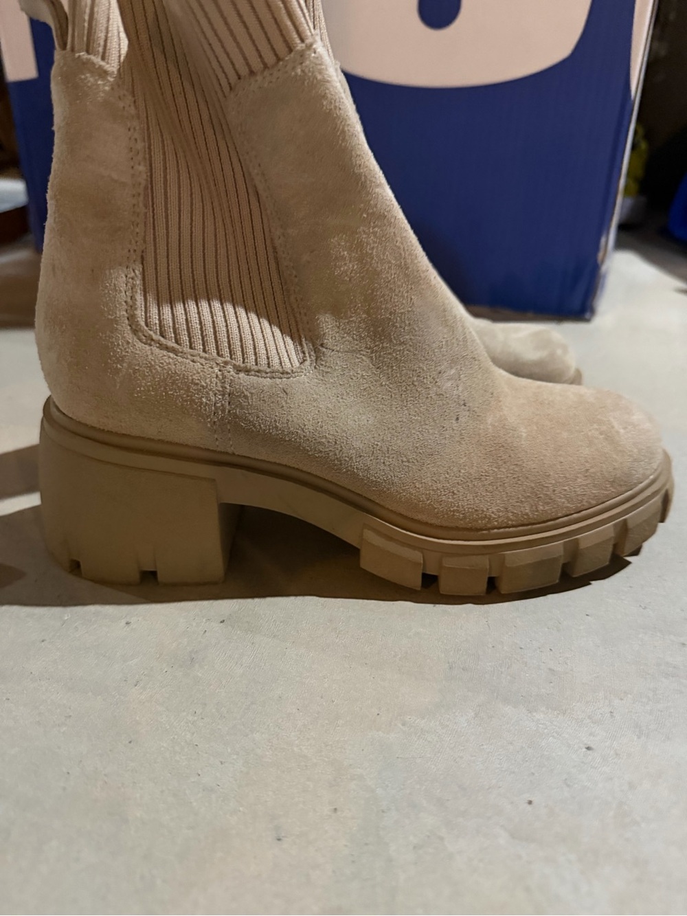 Steve Madden Hayle Boots in Sand
